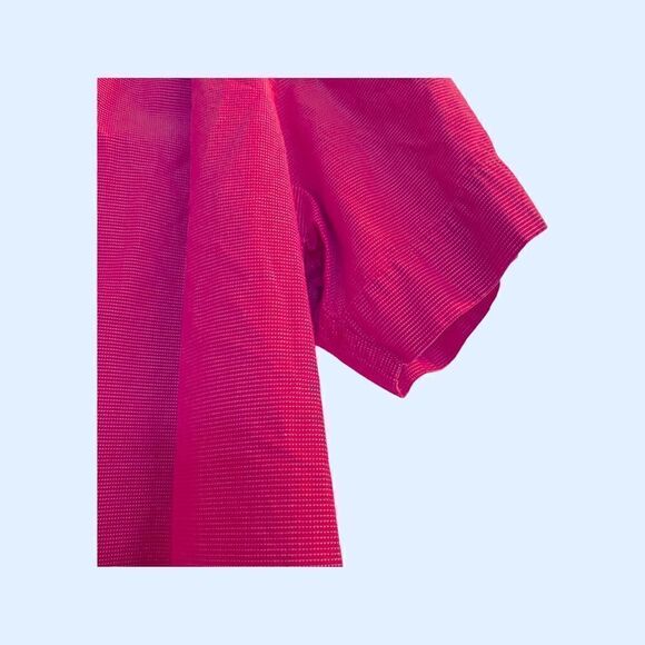 Elisabeth Liz Claiborne Pink Cotton Short Sleeve Top Sz 20 - Picture 5 of 6